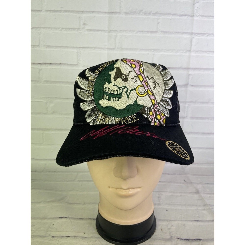 Cliff Raven Artwear Skull Ed Hardy Tattoo Embroid… - image 1